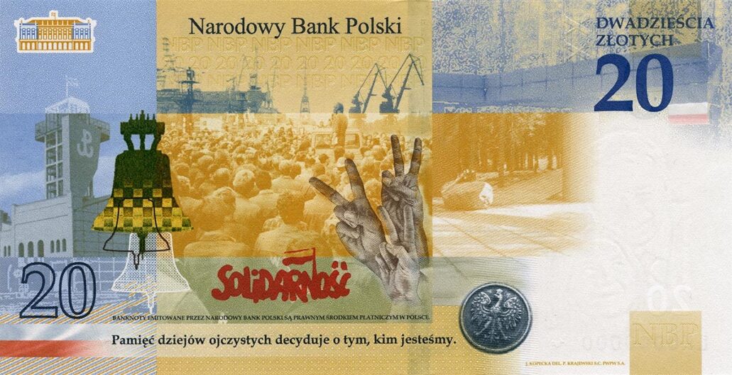 Okolicznościowy banknot 20-złotowy. 2021. Materiały informacyjne Narodowego Banku Polskiego