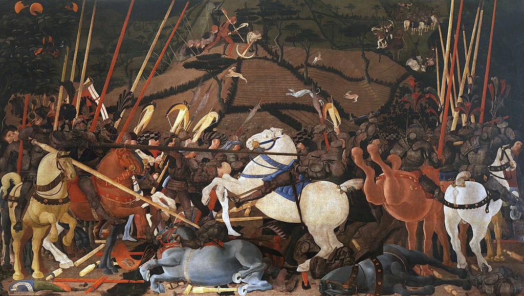 Paolo Uccello. Bitwa pod San Romano. Fot. Wikipedia